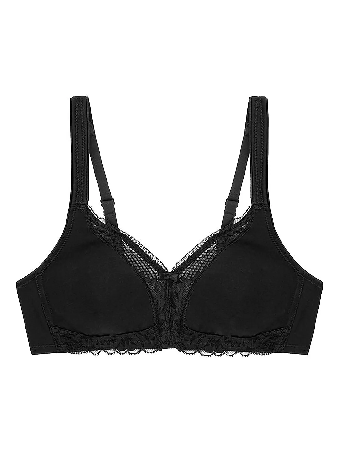TRIUMPH | BH ohne Bügel MODERN LACE black | 